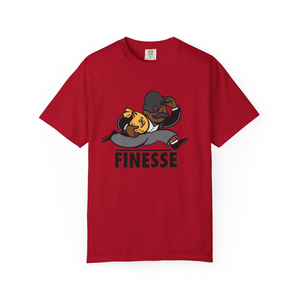 Finesse Running Character T-shirt | Retro Cartoon Sneaky Hustle Tee