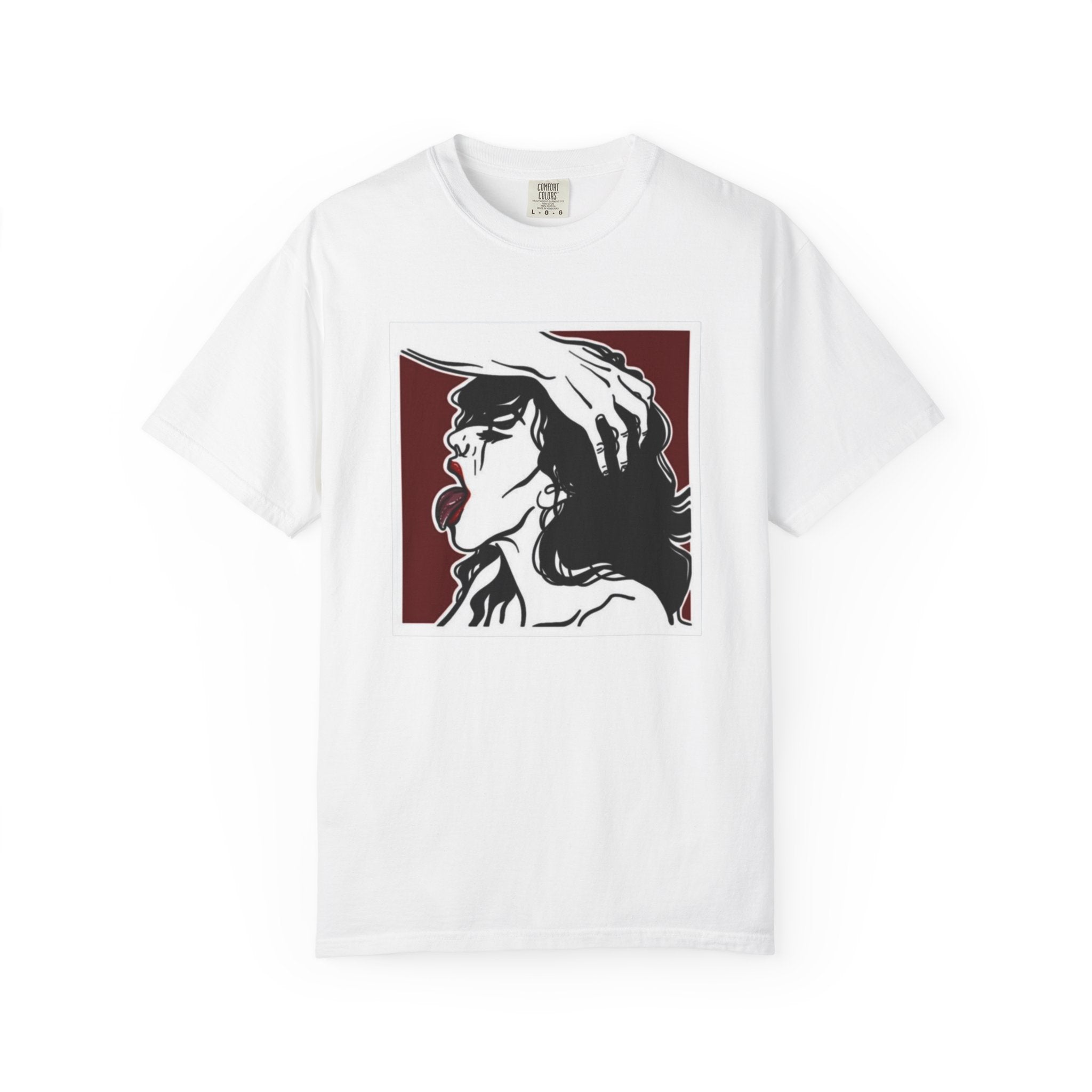 I Need H.E.A.D. graphic tee | Retro woman profile illustration T-shirt