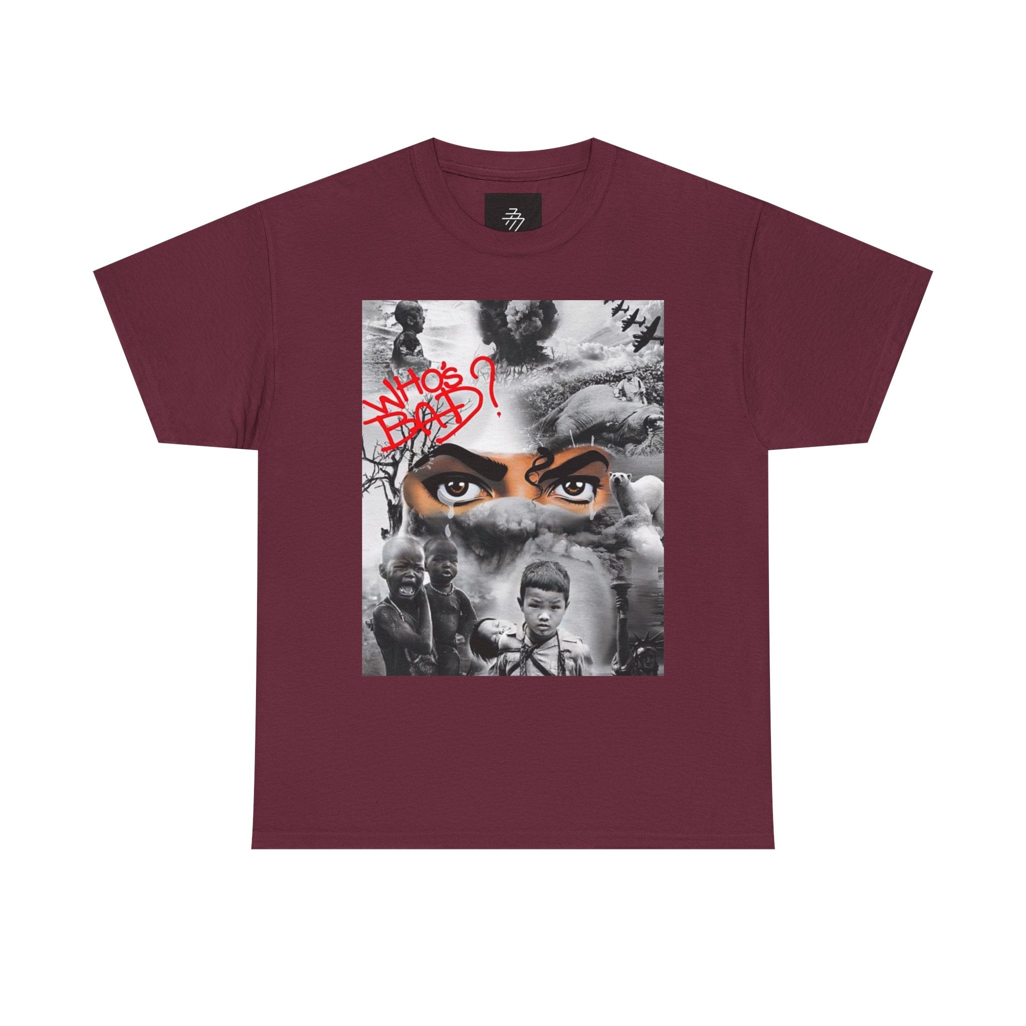 Graphic Tee — 'Who's Bad?' Michael Jackson Tribute T-Shirt