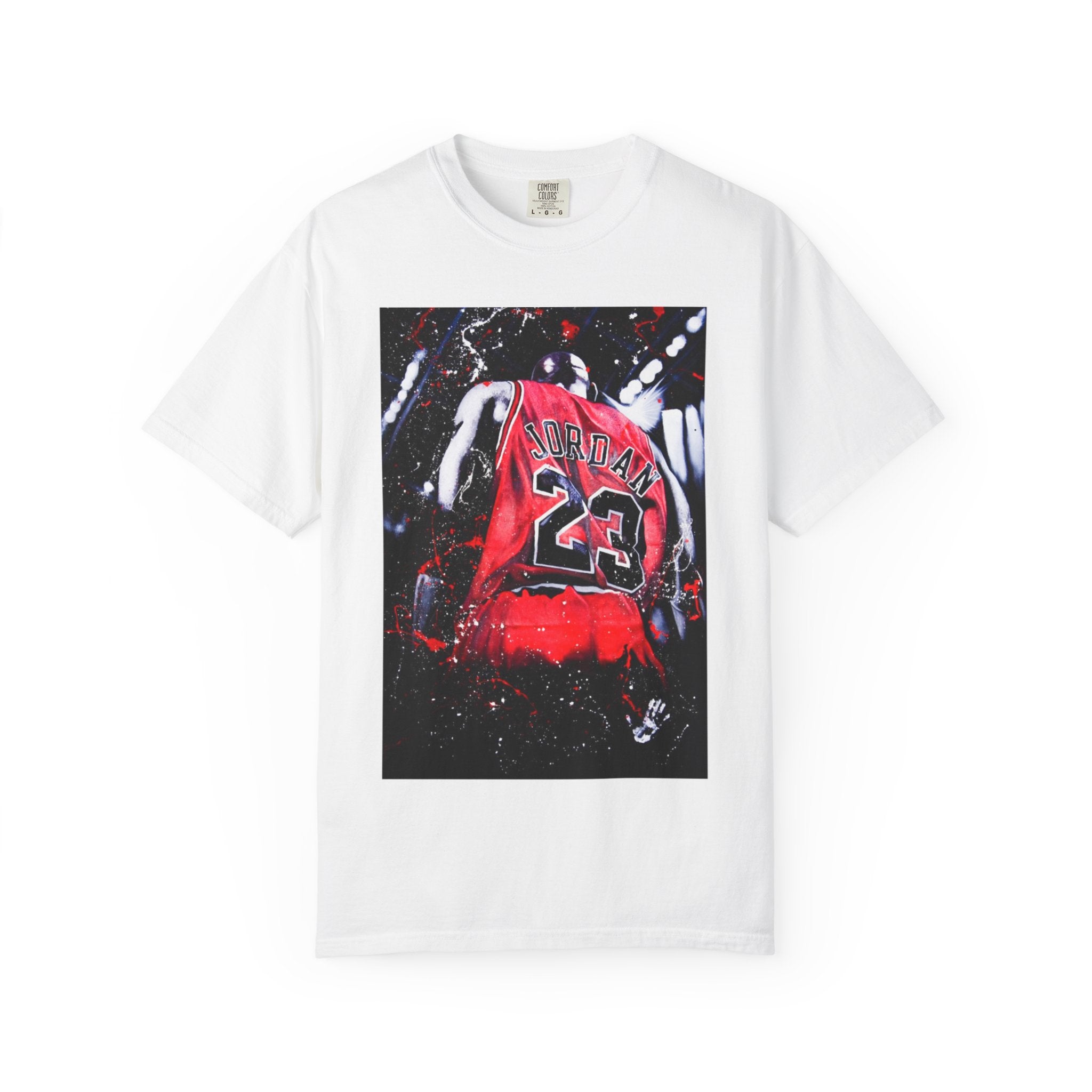 Red Basketball Jersey Number #23 T-Shirt | Retro Sports Graphic