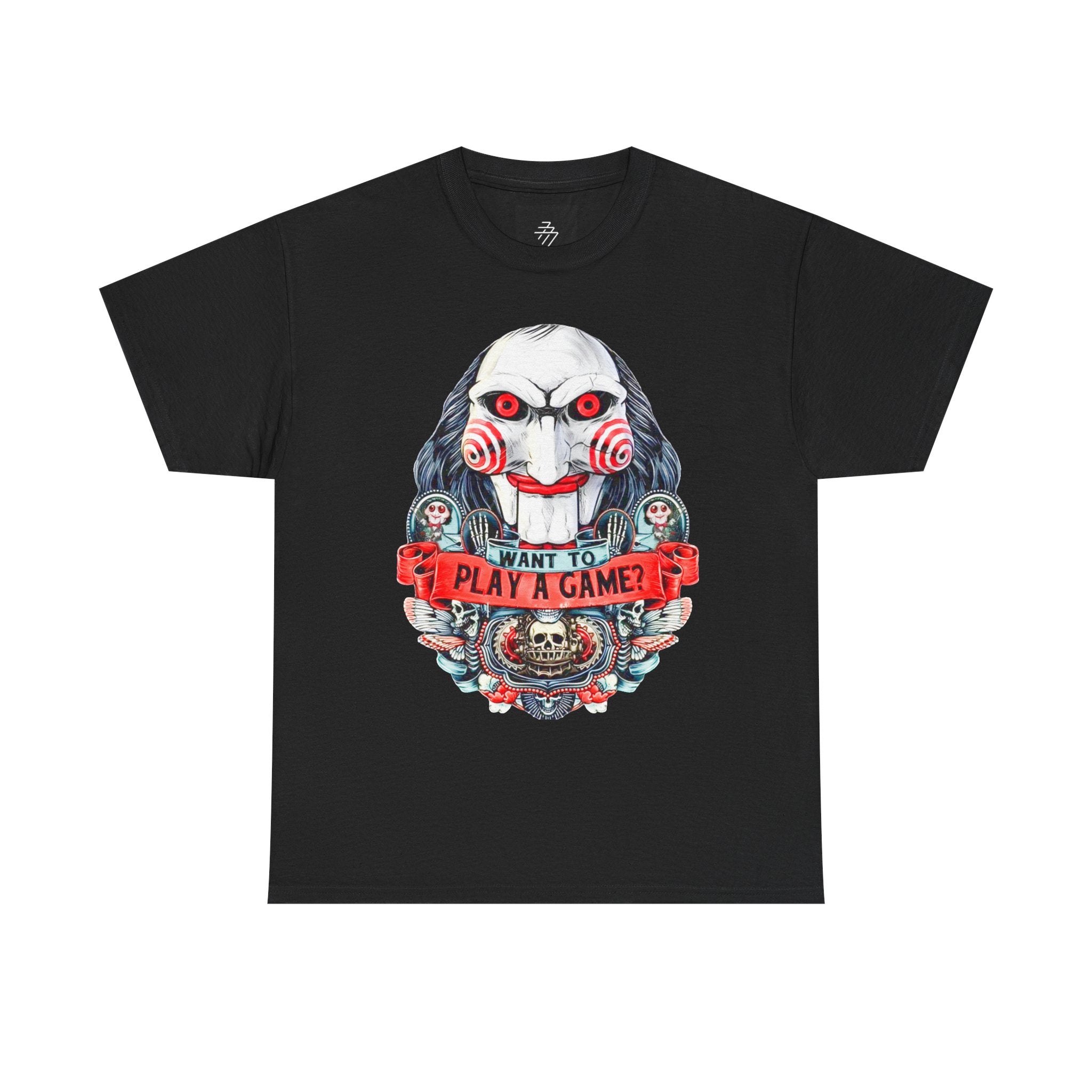 Horror 'Want to Play a Game?' Graphic Tee