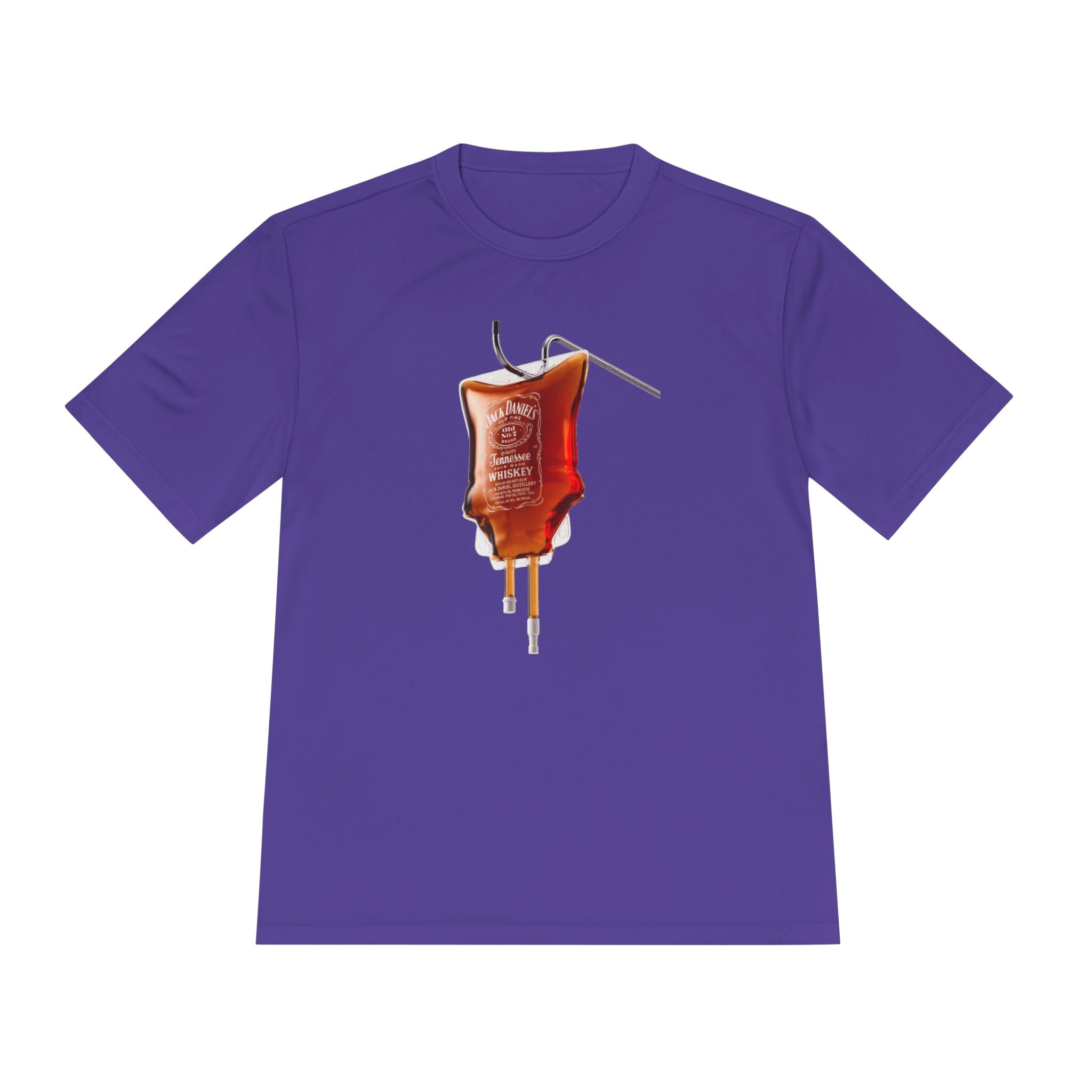 IV Bag Whiskey Drip Tee | Medical Alcohol Bottle Graphic, Unisex Moisture Wicking Tee, Nurse Gift, Doctor Shirt, Healthcare Apparel,