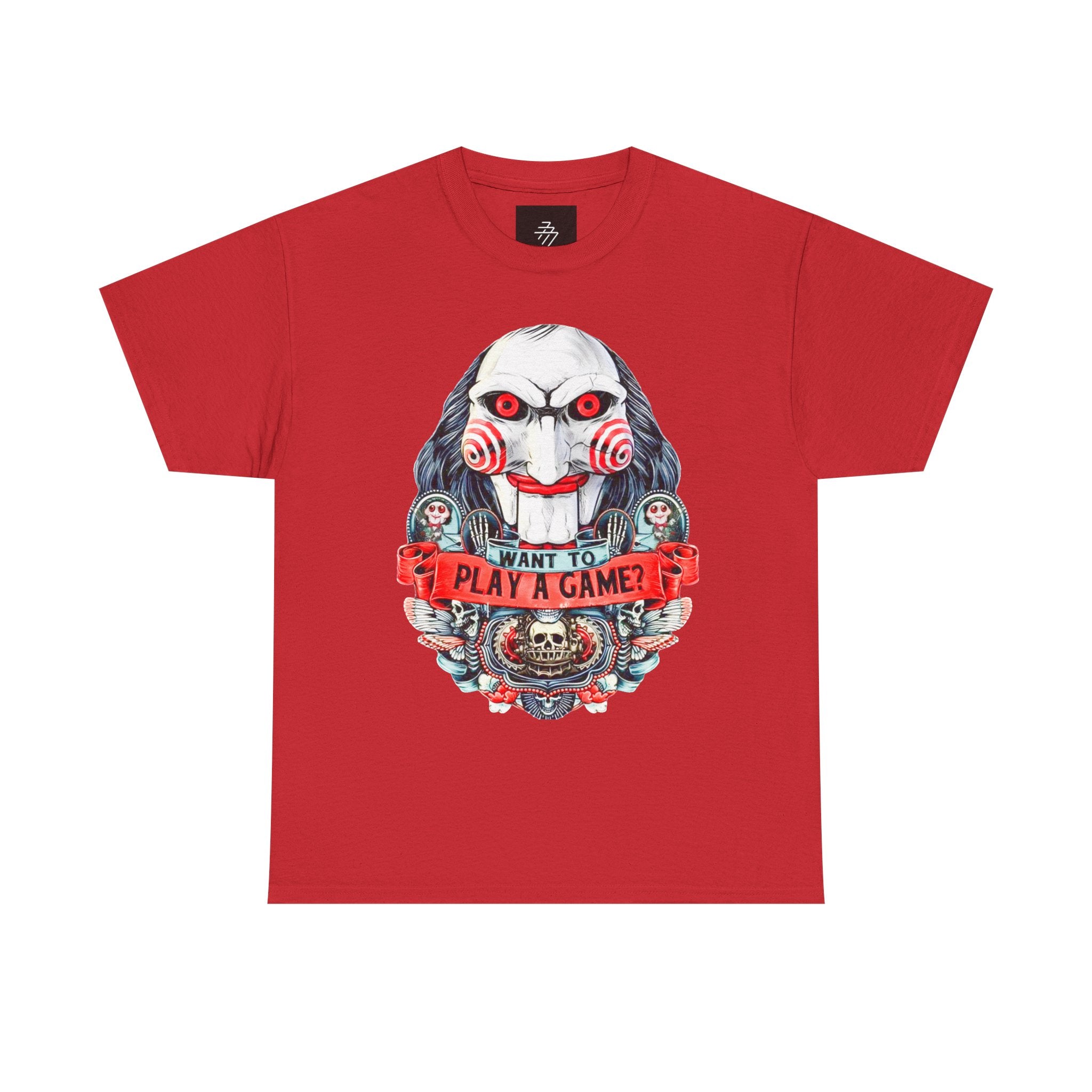 Horror 'Want to Play a Game?' Graphic Tee