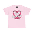 Breast Cancer Survivor Tee "I'm a Survivor" Heart Ribbon