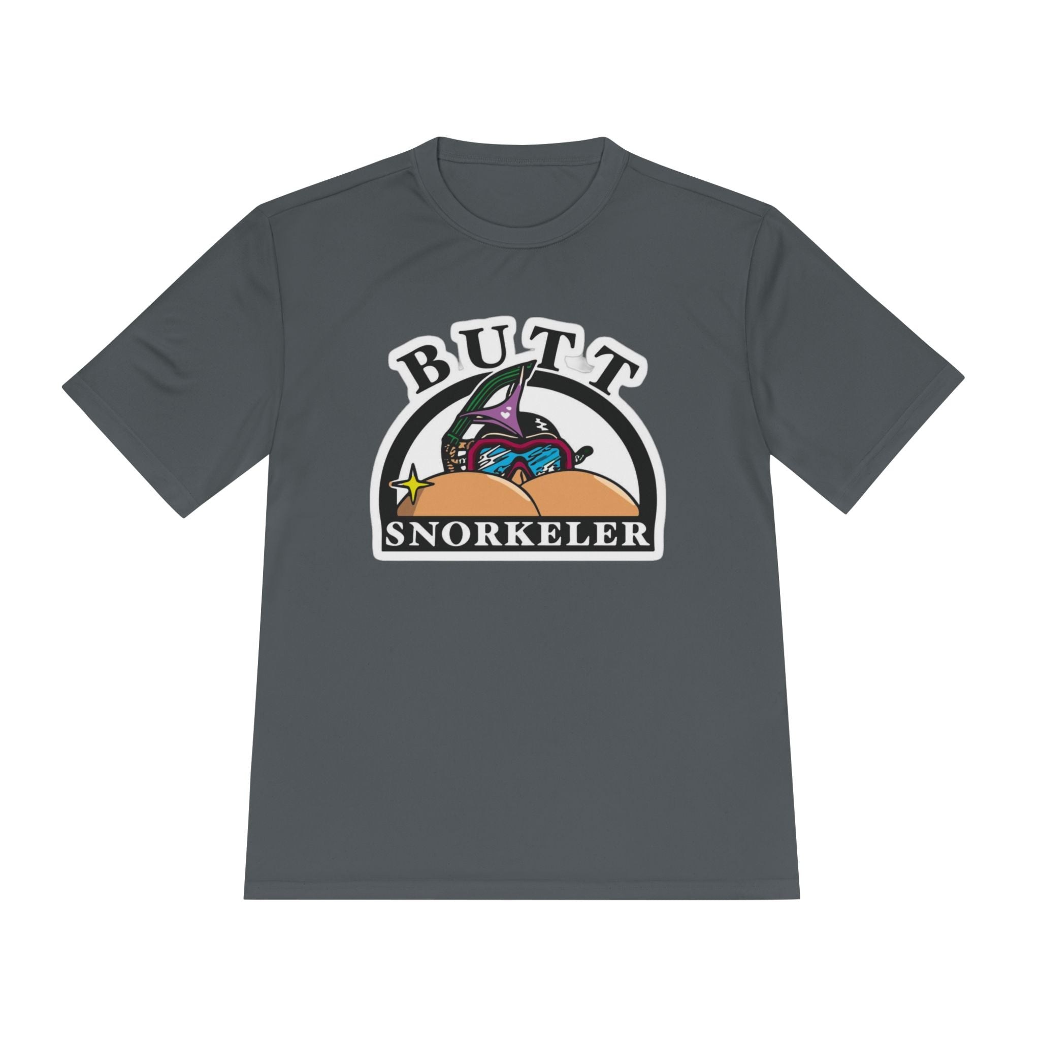 Butt Snorkeler Tee | Funny Beach Graphic Shirt, Retro Diving Design