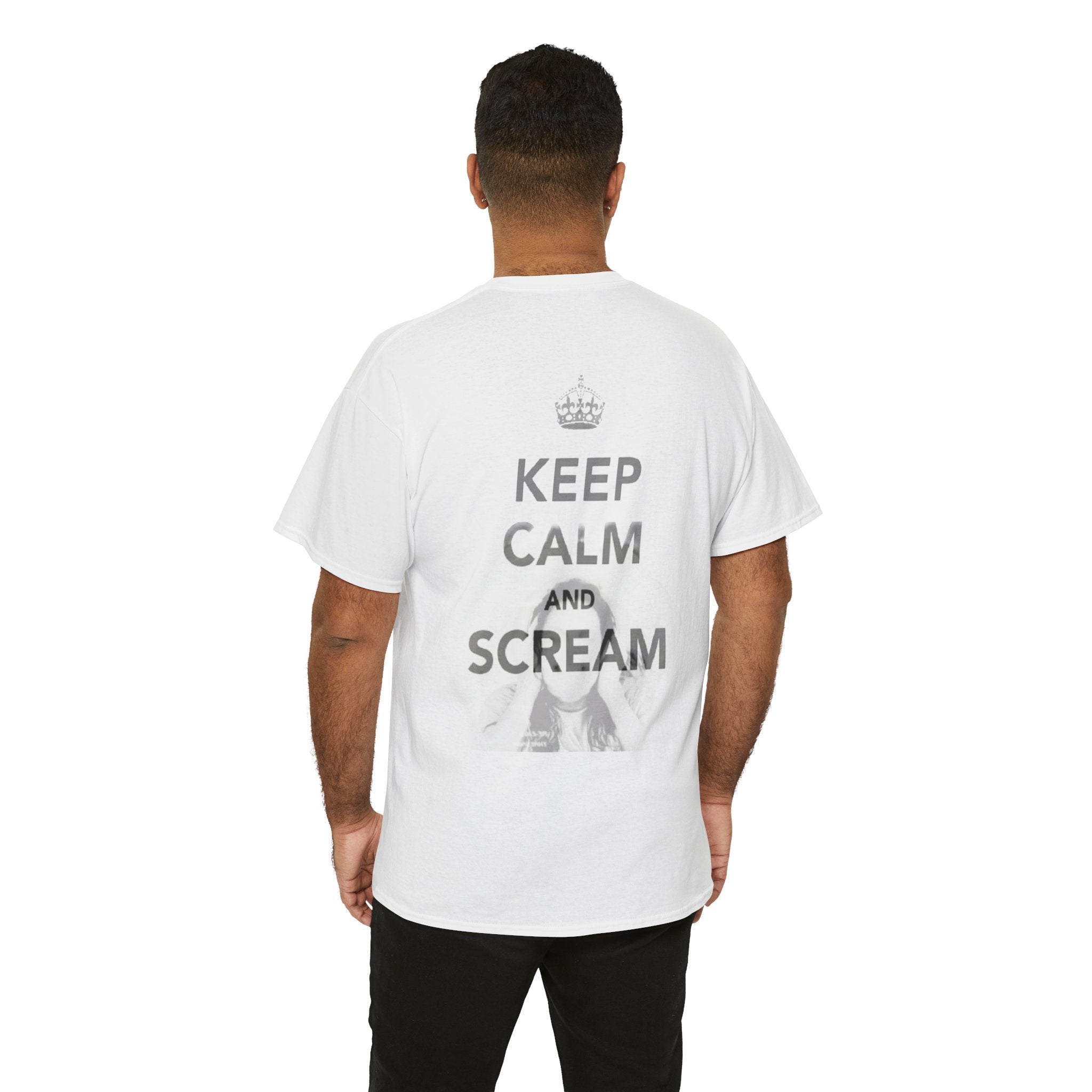 "Keep Calm and Scream" Graphic T‑Shirt