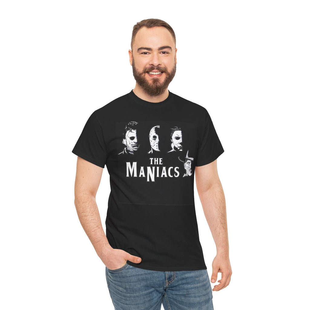 Horror Band Tee — "The Maniacs" Graphic T-Shirt