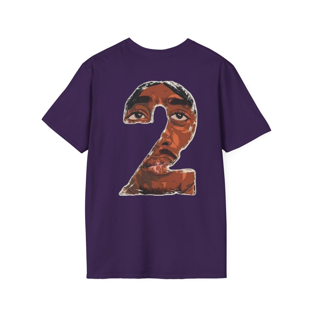 Pac Portrait T-Shirt | Rap Icon Smoking Artwork