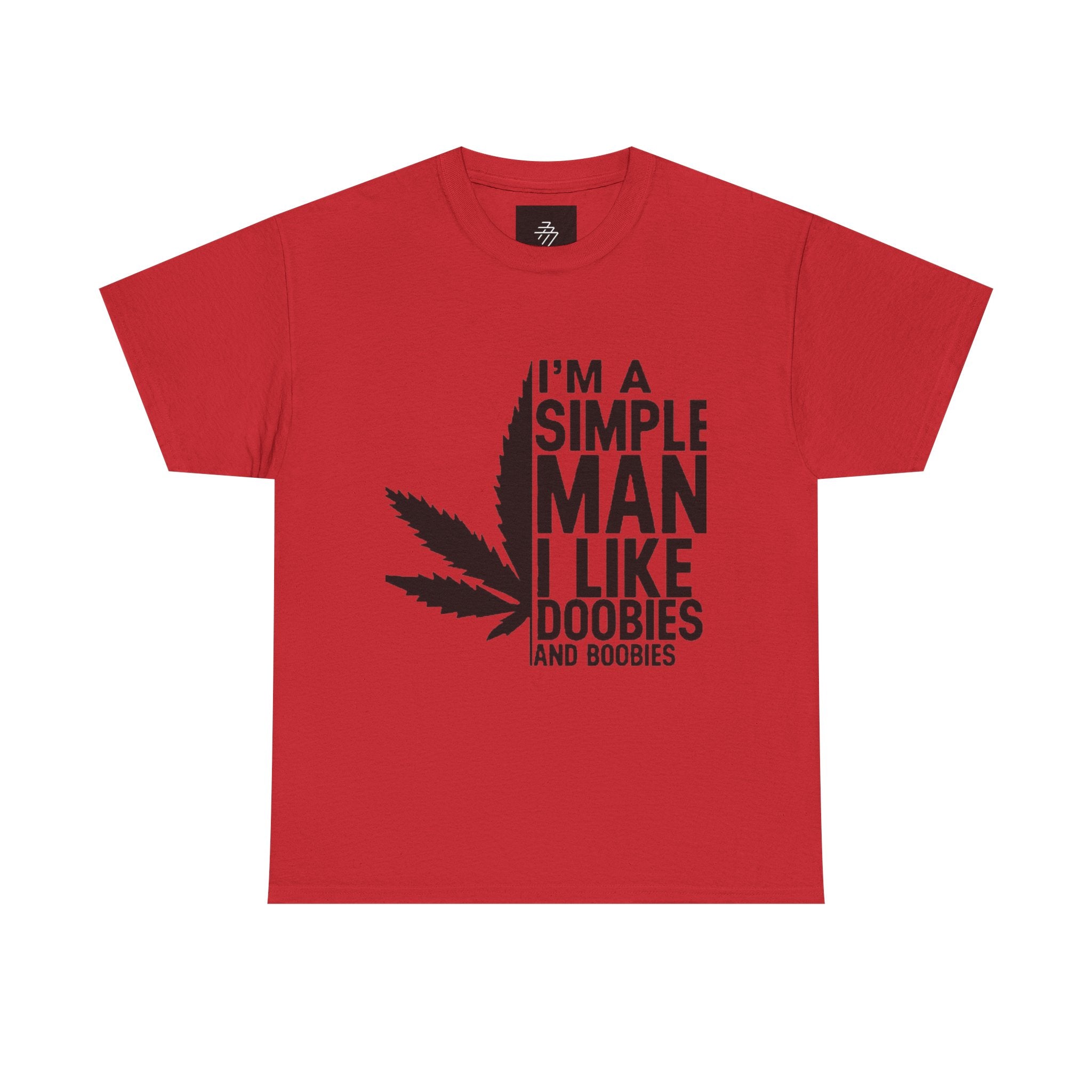 I Like Doobies and Boobies T-Shirt | Cannabis Leaf Graphic Tee