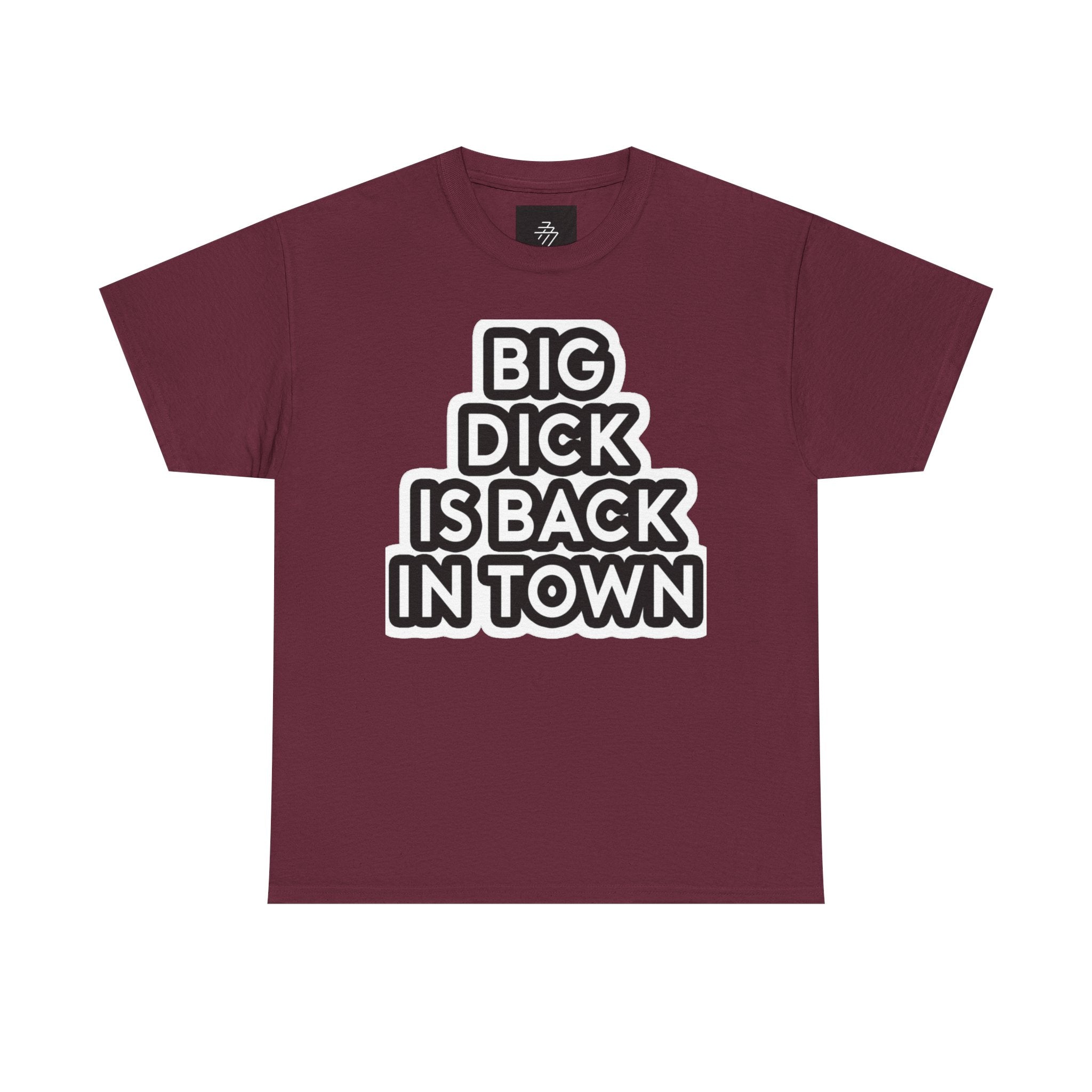 Provocative Statement Tee — "Big Dick Is Back In Town" Graphic T-Shirt
