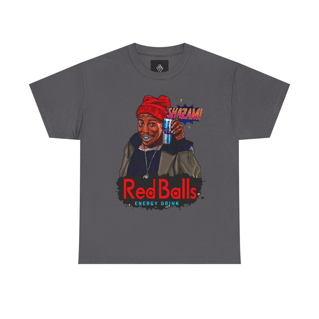 Red Balls energy drink graphic Tee | Retro streetwear illustration