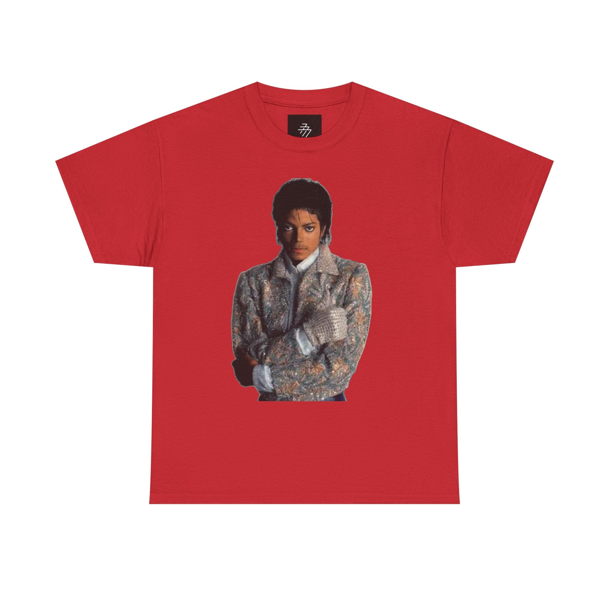 Rhinestone Crown Logo Tee — Vintage Pop Icon Portrait T-Shirt