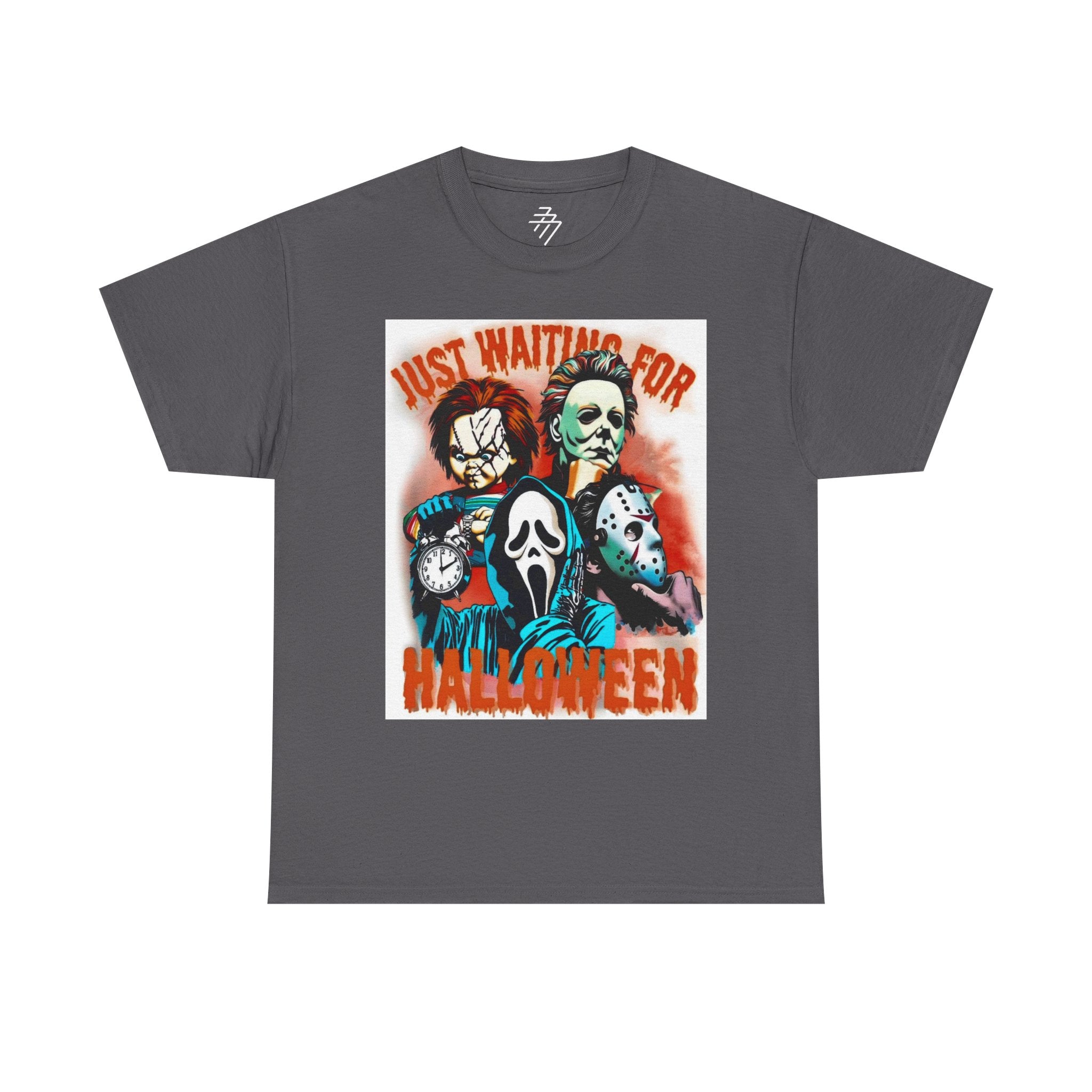 Halloween Horror "Just Waiting for Halloween" Graphic Tee