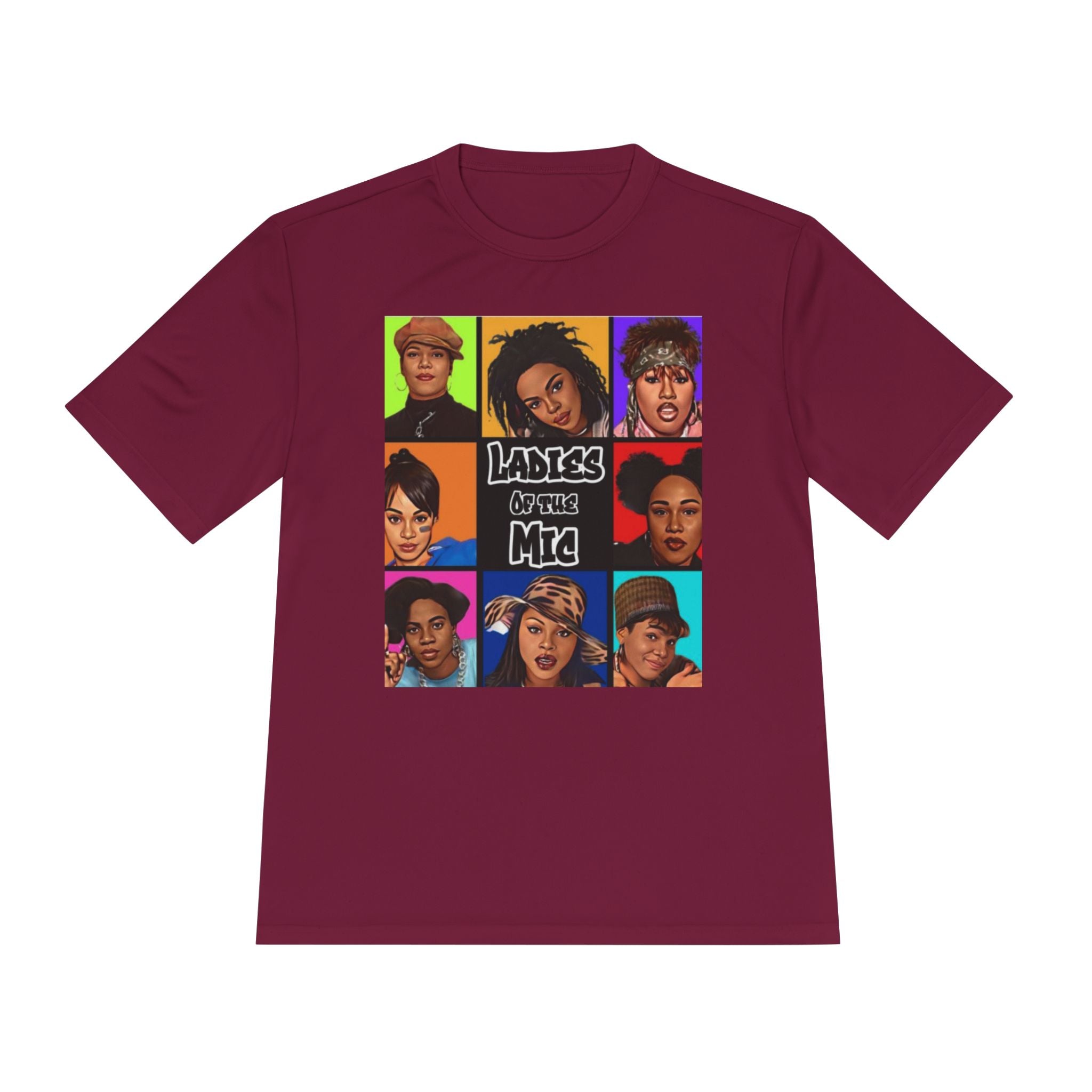 Ladies of the Mic Tee — Retro Pop Art Female Vocalists Graphic Shirt