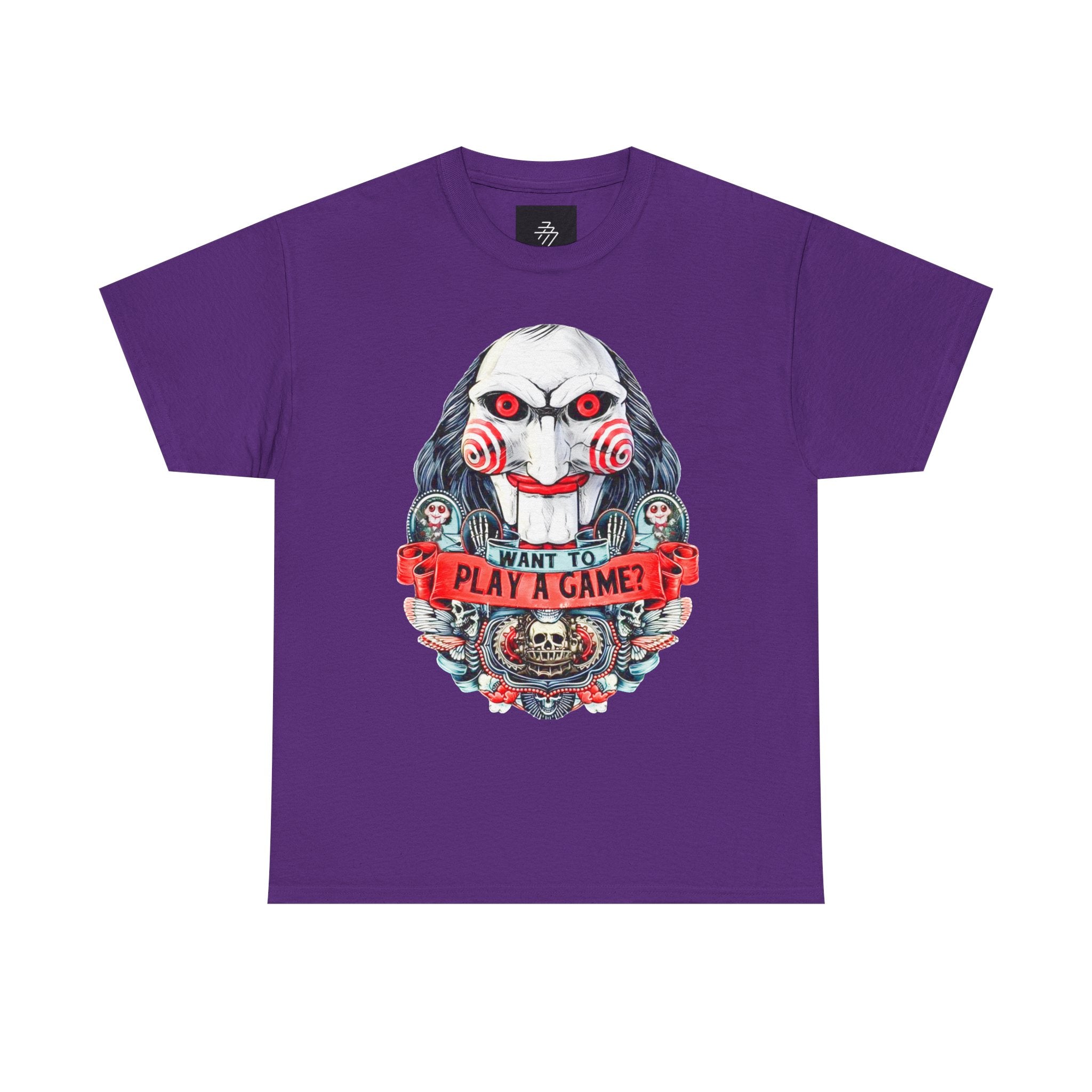 Horror 'Want to Play a Game?' Graphic Tee