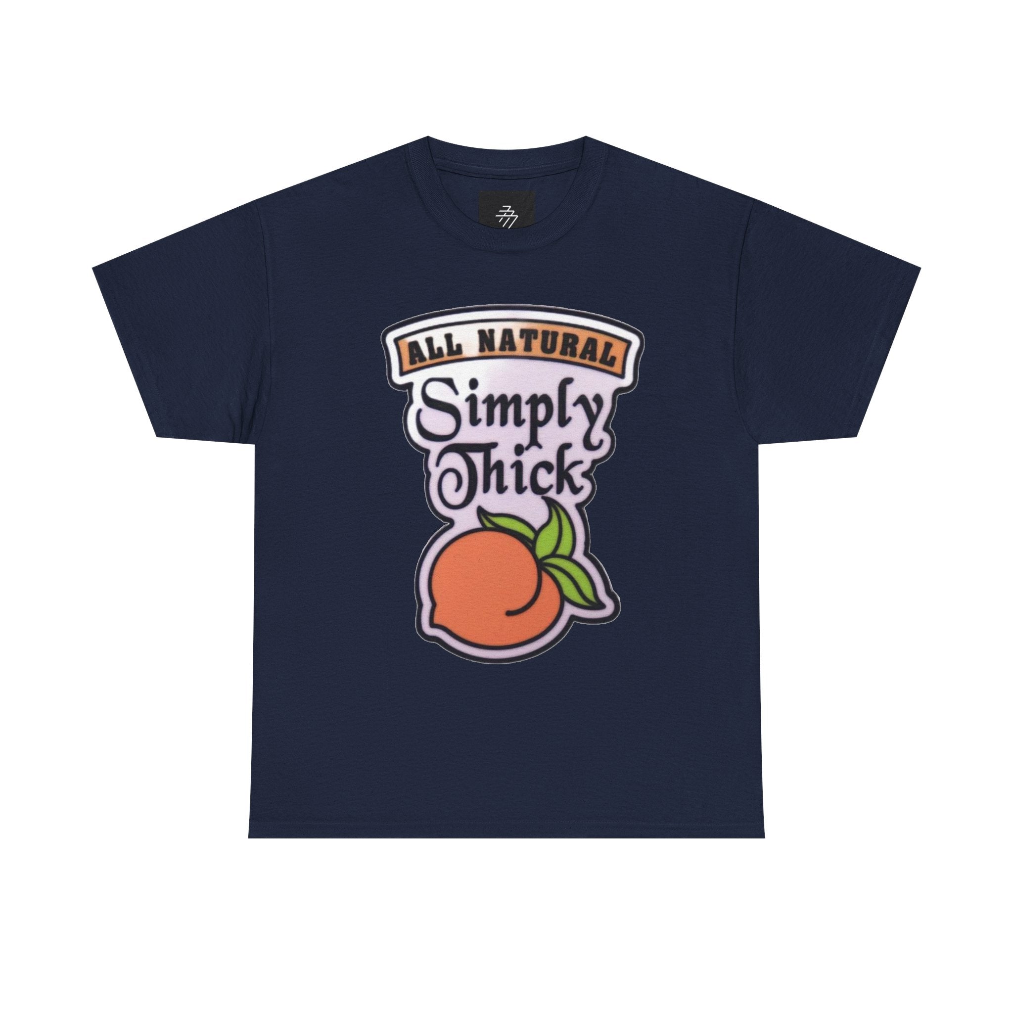 Simply Chicks 'All Natural' Peach Graphic Tee