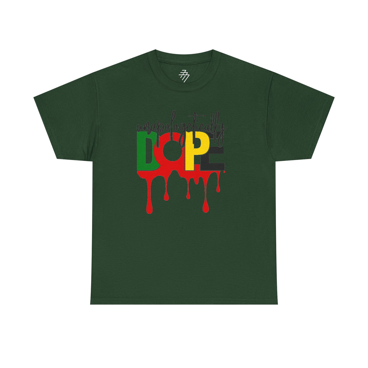 Unapologetically Dope Rasta Drip Graphic Tee