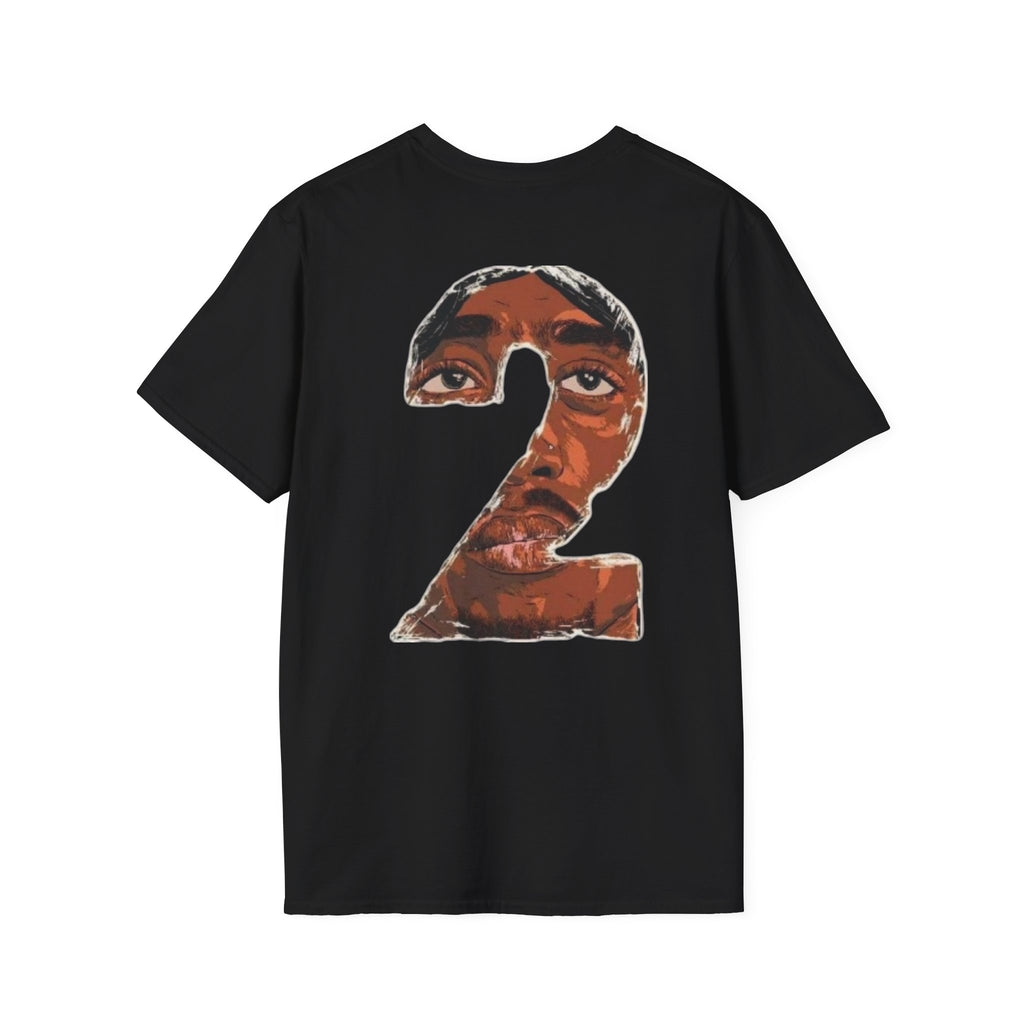 Pac Portrait T-Shirt | Rap Icon Smoking Artwork