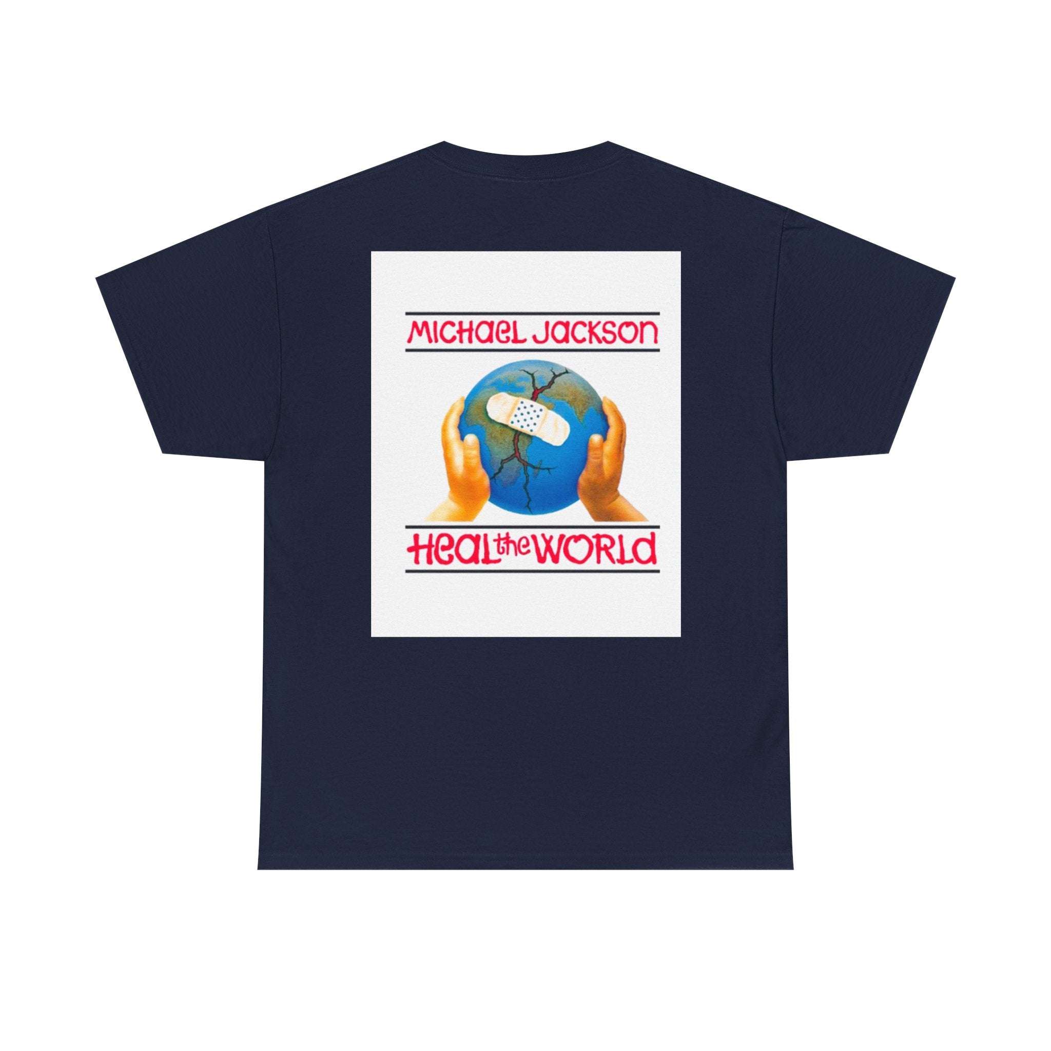 Heal the World T-Shirt | Vintage 90s Pop Icon Album Art Tee