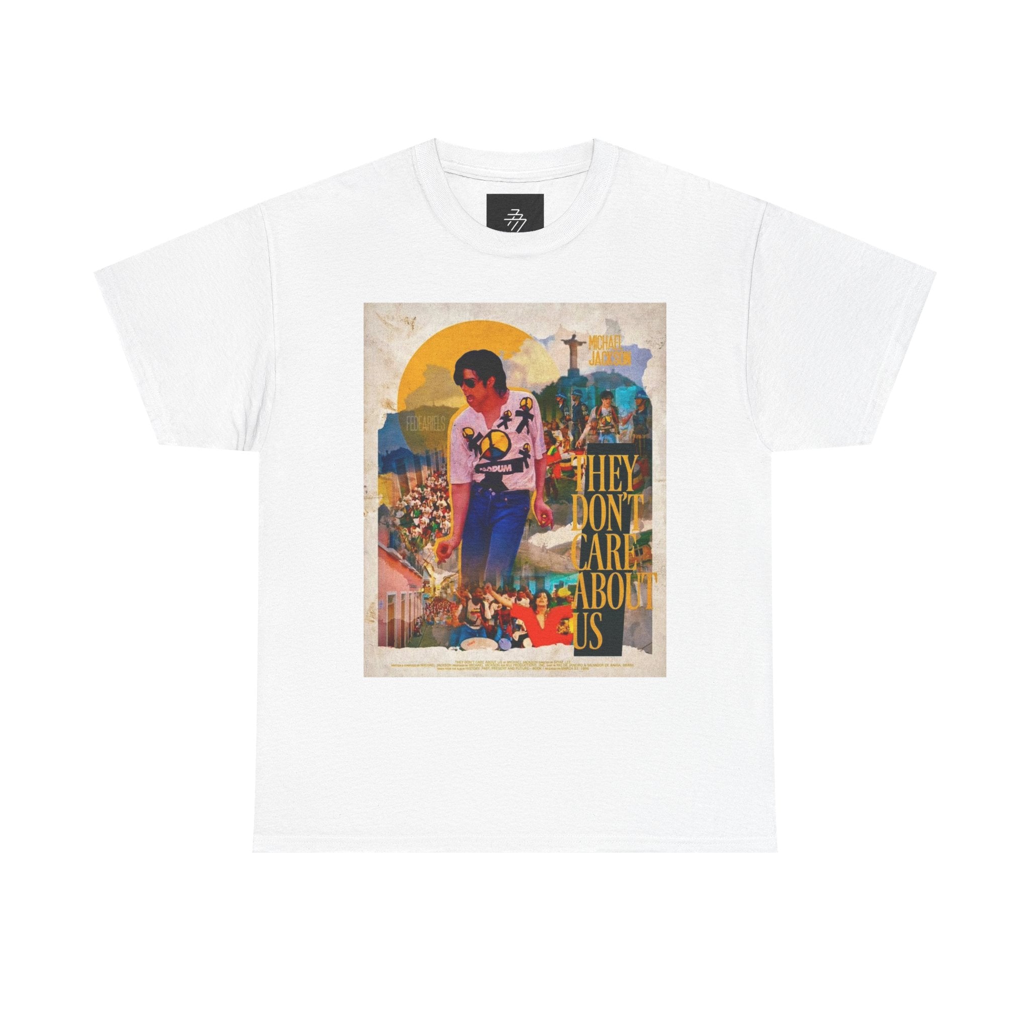 Graphic Tee — "They Don’t Care About Us" Retro Protest Design