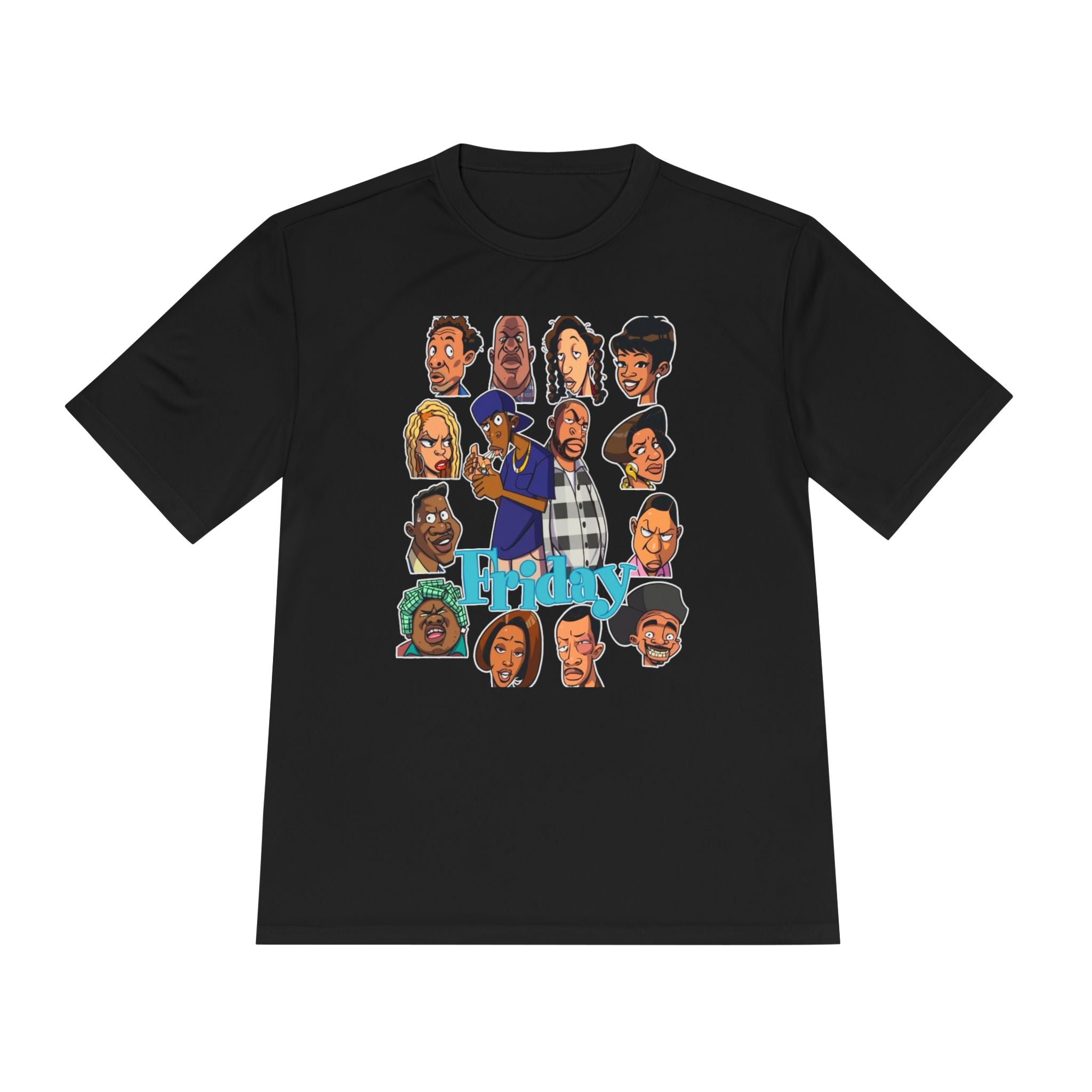 Faces Tee | Character Portraits, Cartoon Headshots