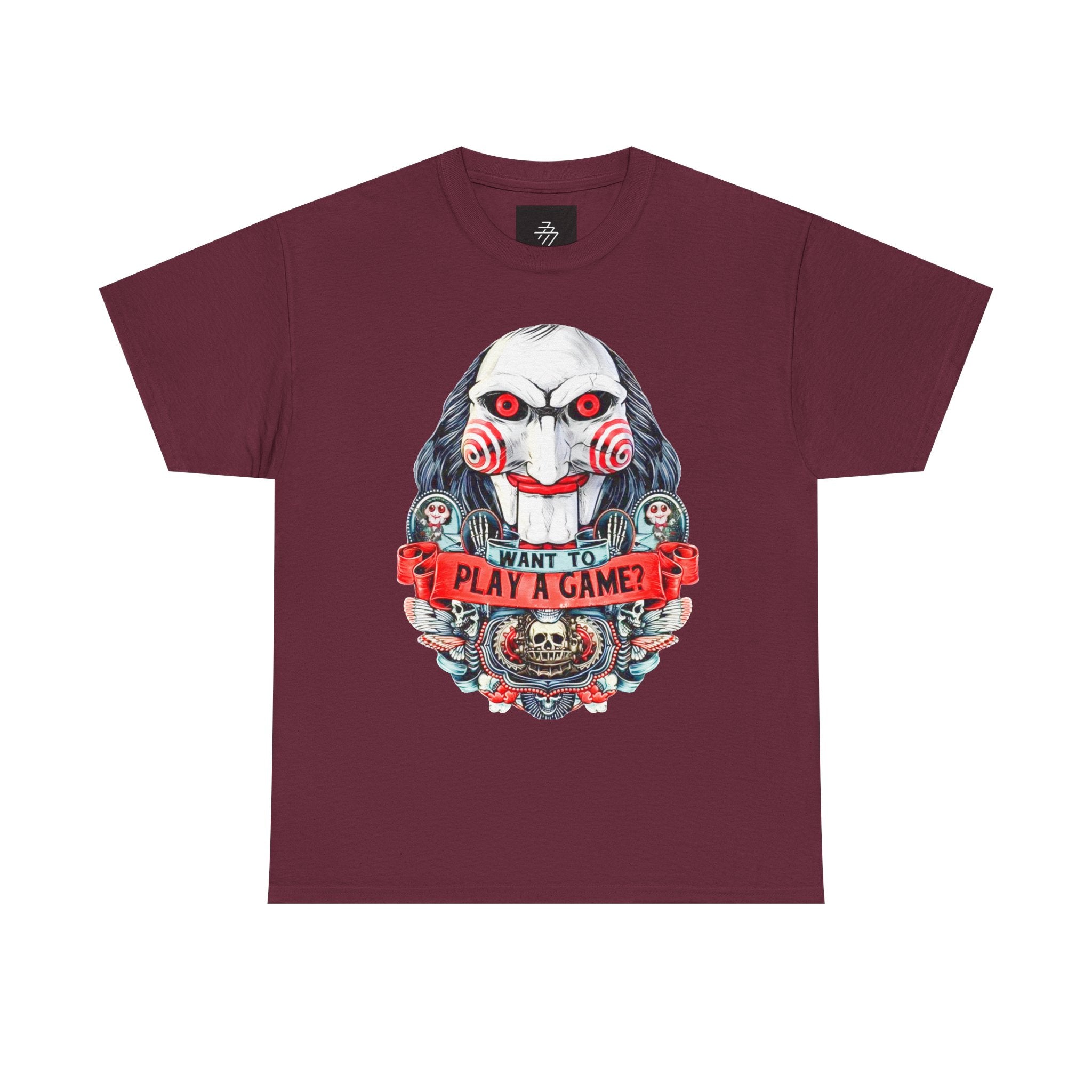 Horror 'Want to Play a Game?' Graphic Tee