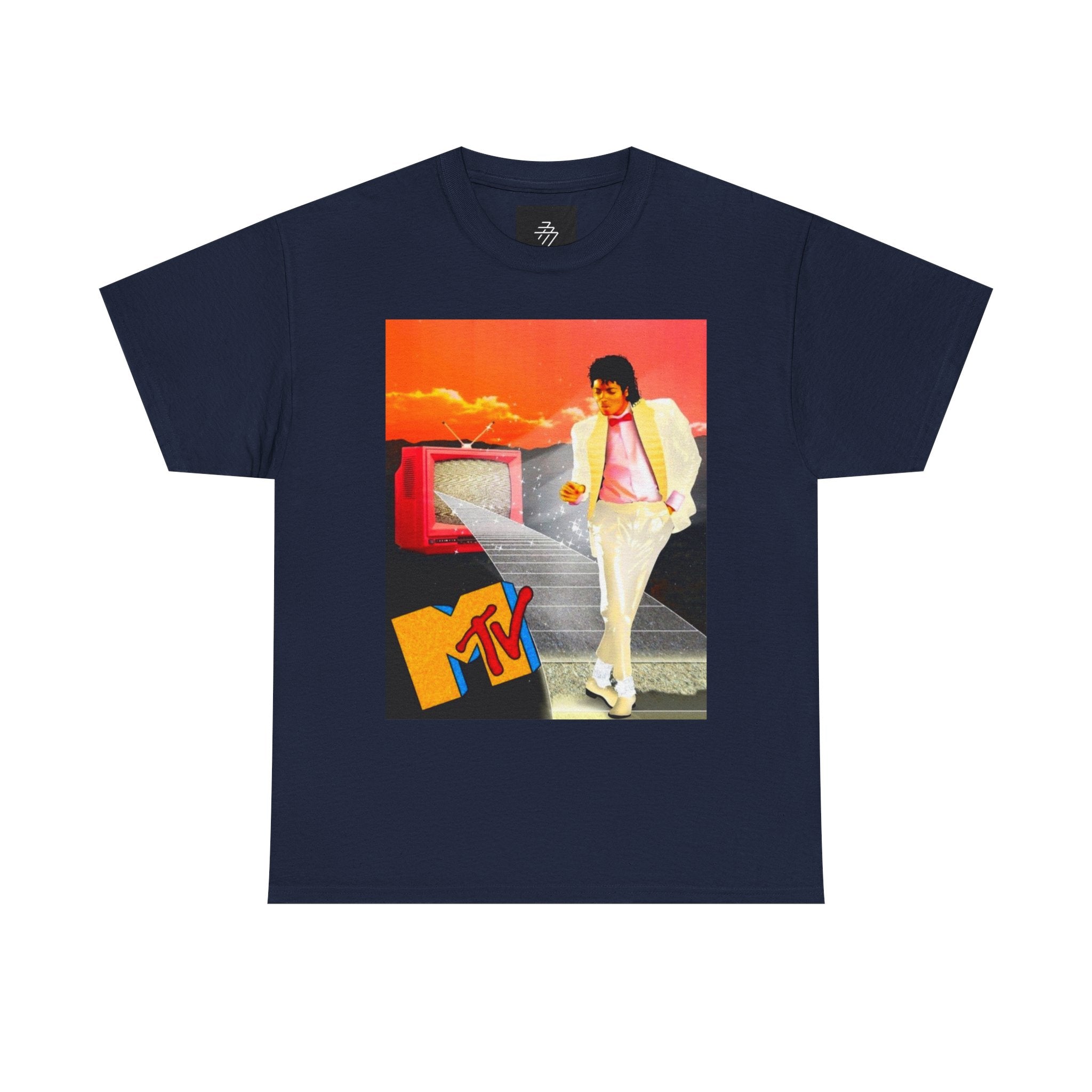 Retro MTV Michael Jackson Tee — 80s Pop Icon Graphic T-Shirt