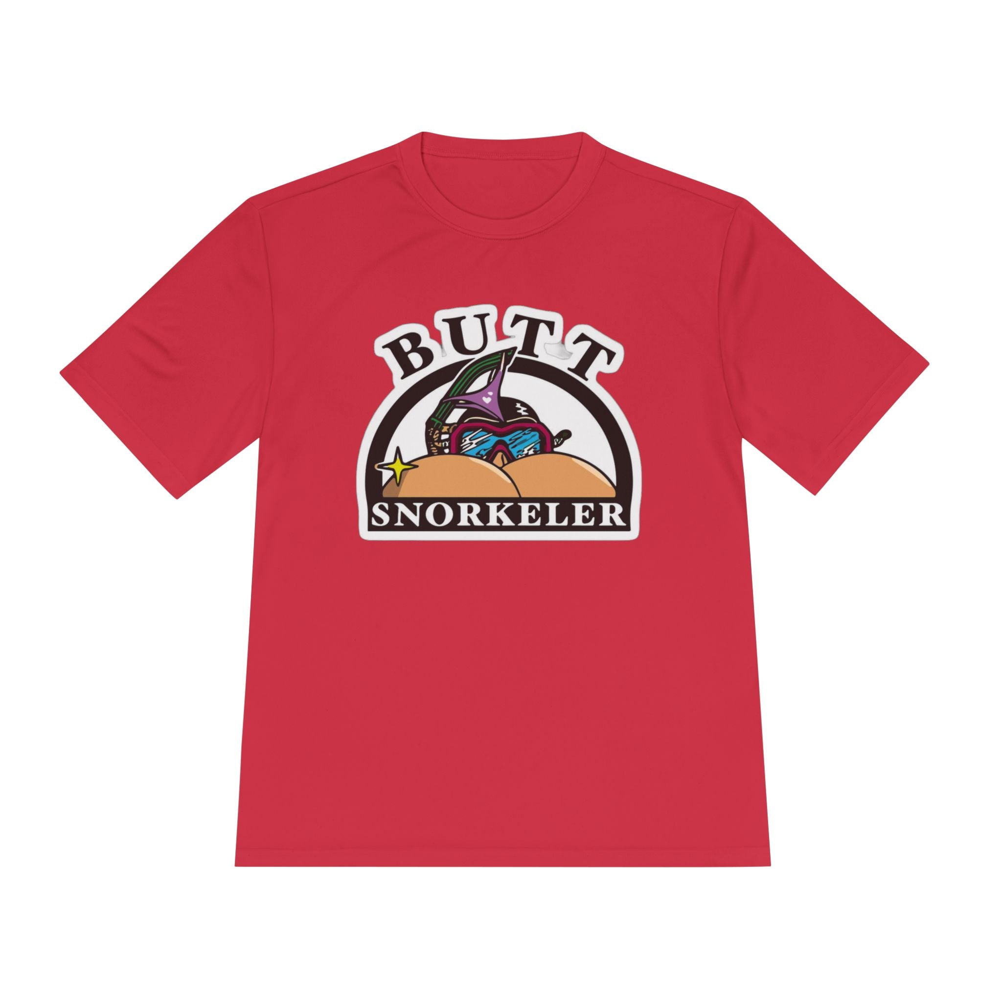 Butt Snorkeler Tee | Funny Beach Graphic Shirt, Retro Diving Design