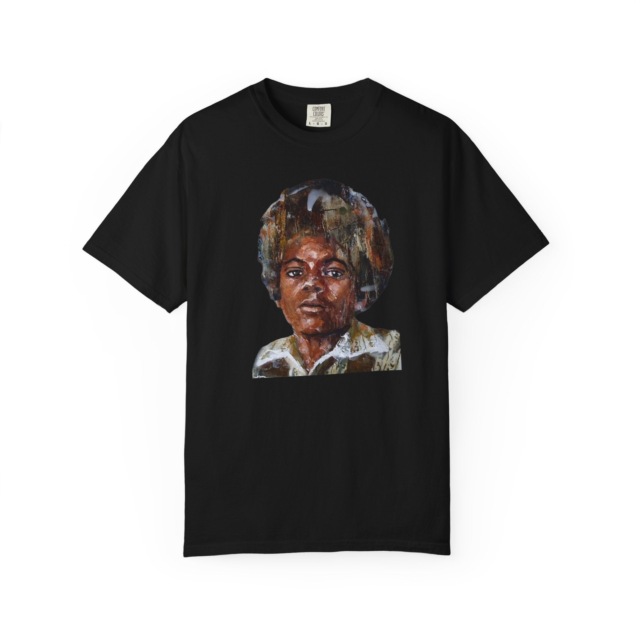 Painted Portrait Face graphic T-shirt | Artistic Portrait Tee