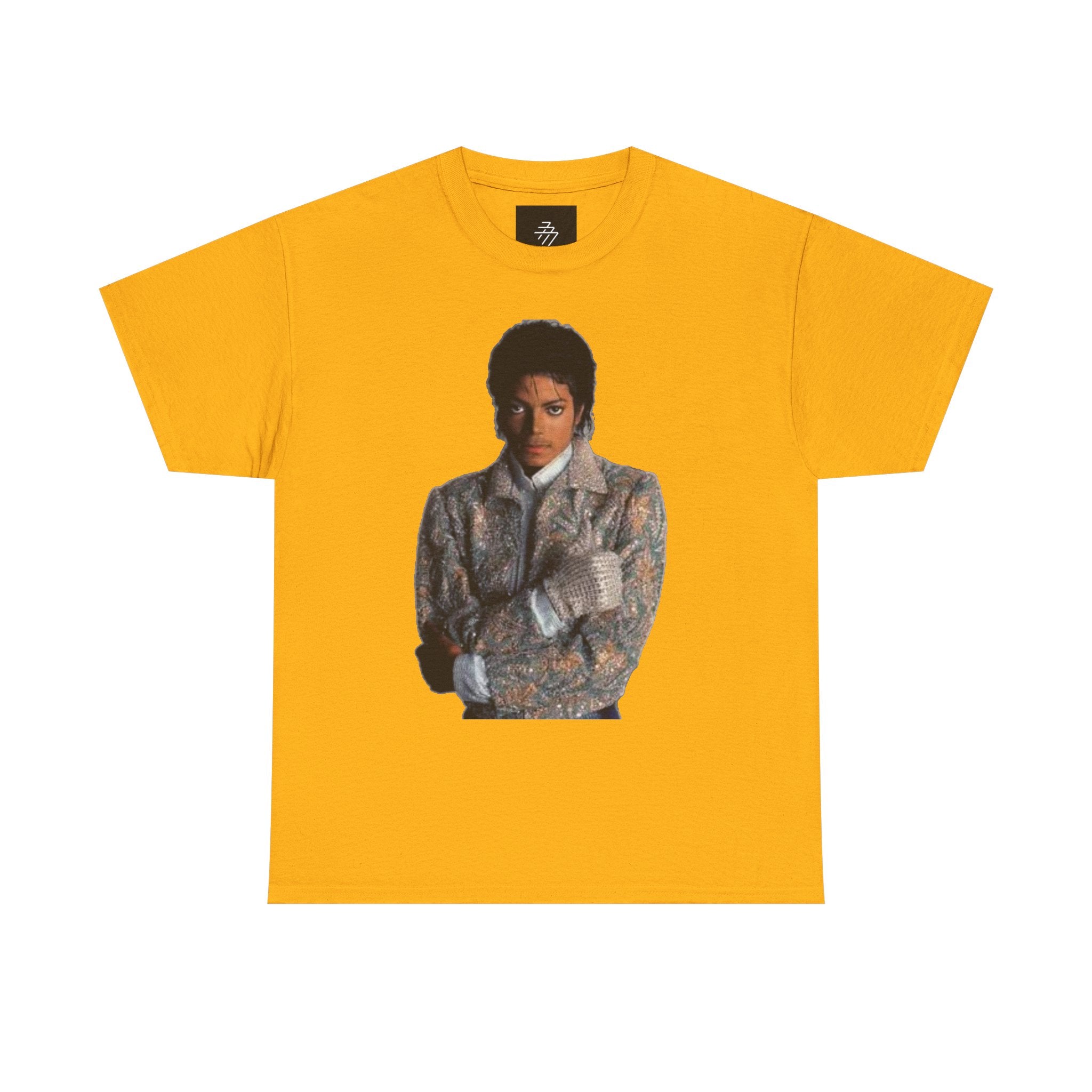 Rhinestone Crown Logo Tee — Vintage Pop Icon Portrait T-Shirt