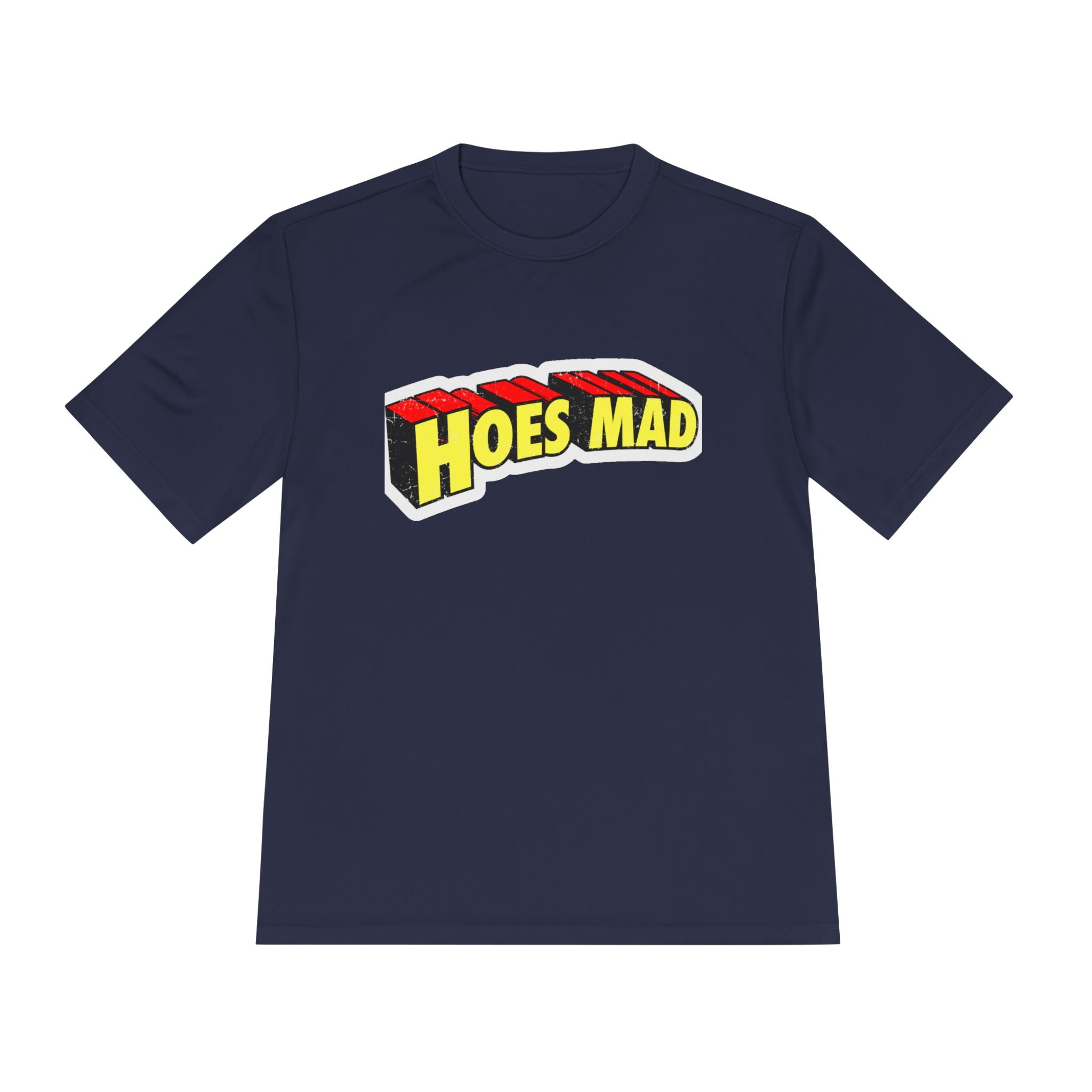 Hoes Mad Tee | Bold 3D Comic Text Shirt