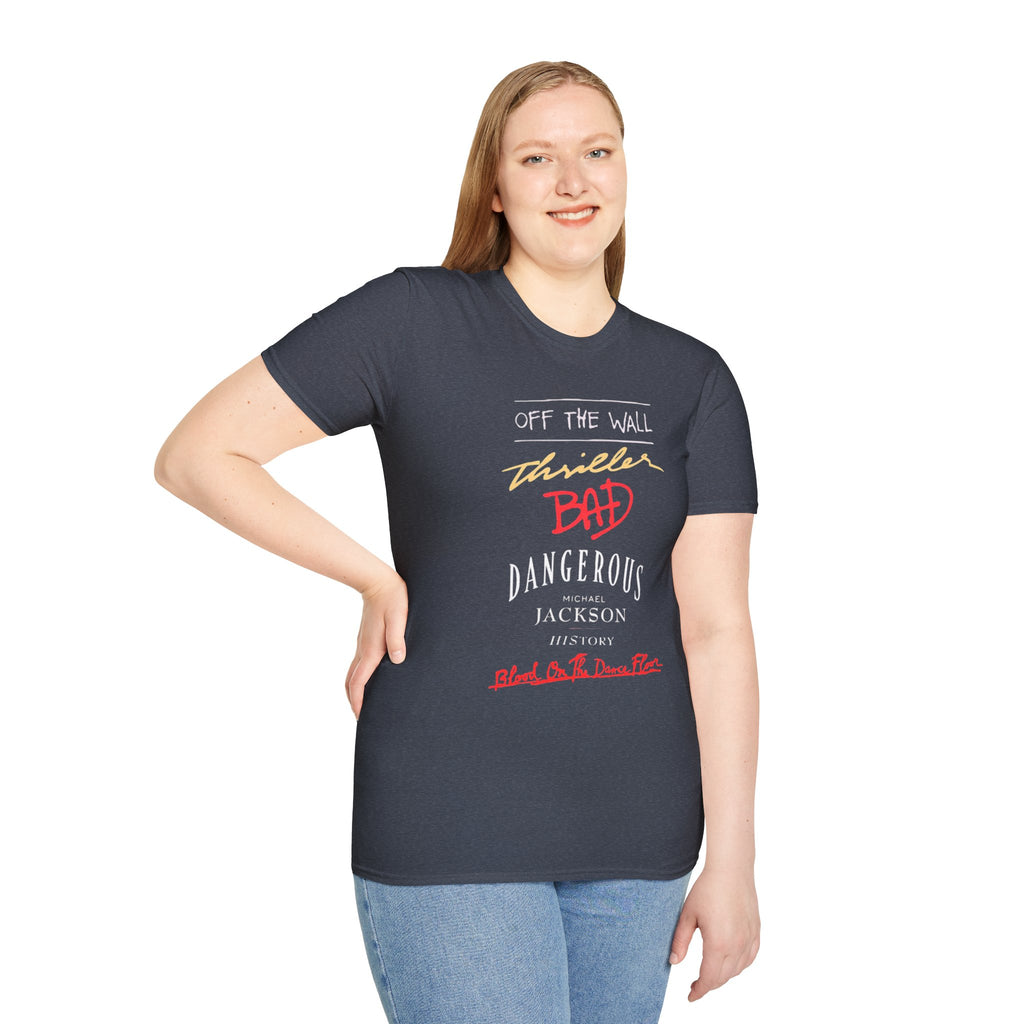 MJ Greatest Albums T-Shirt | MJ Discography Tee