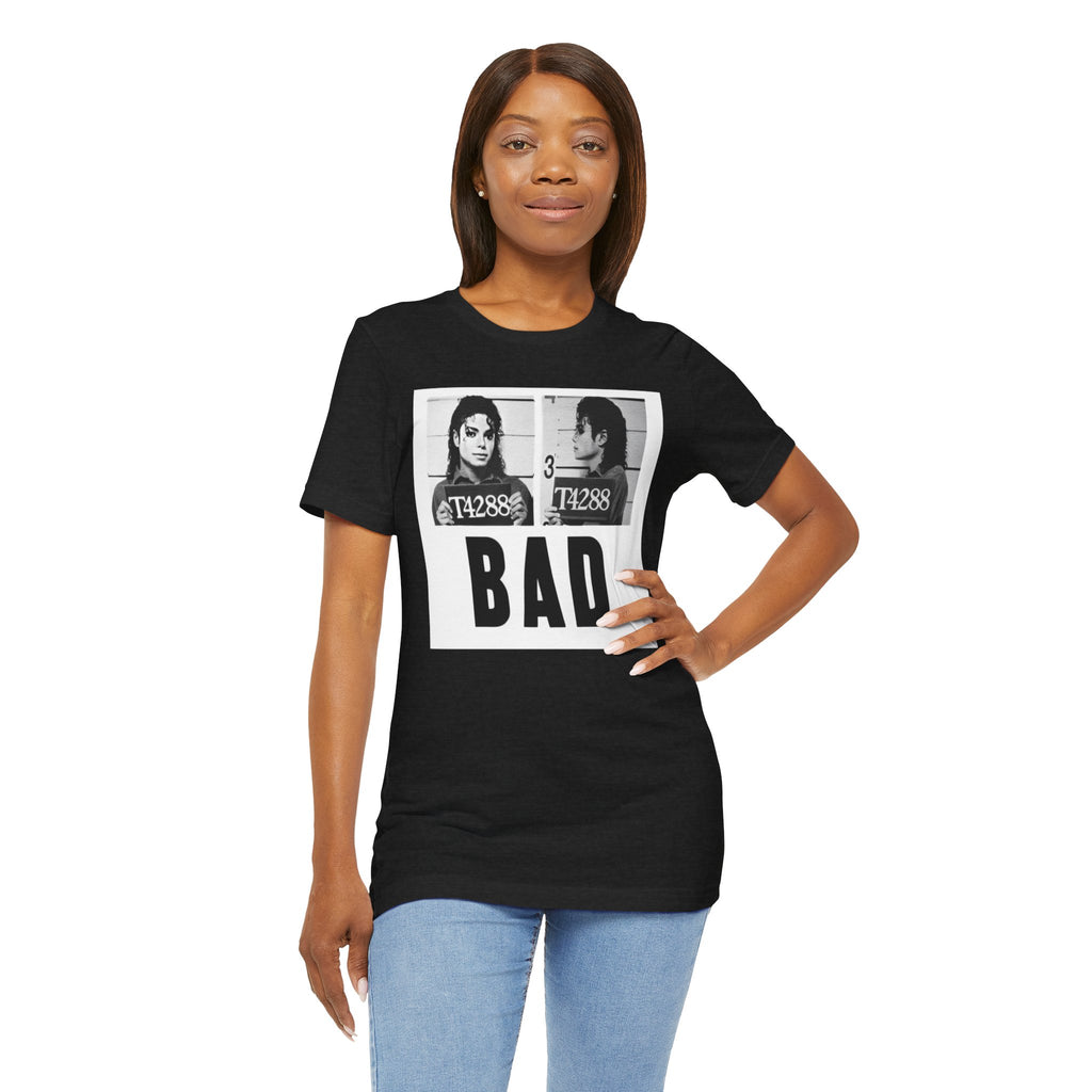 MJ who's bad Mugshot Tee