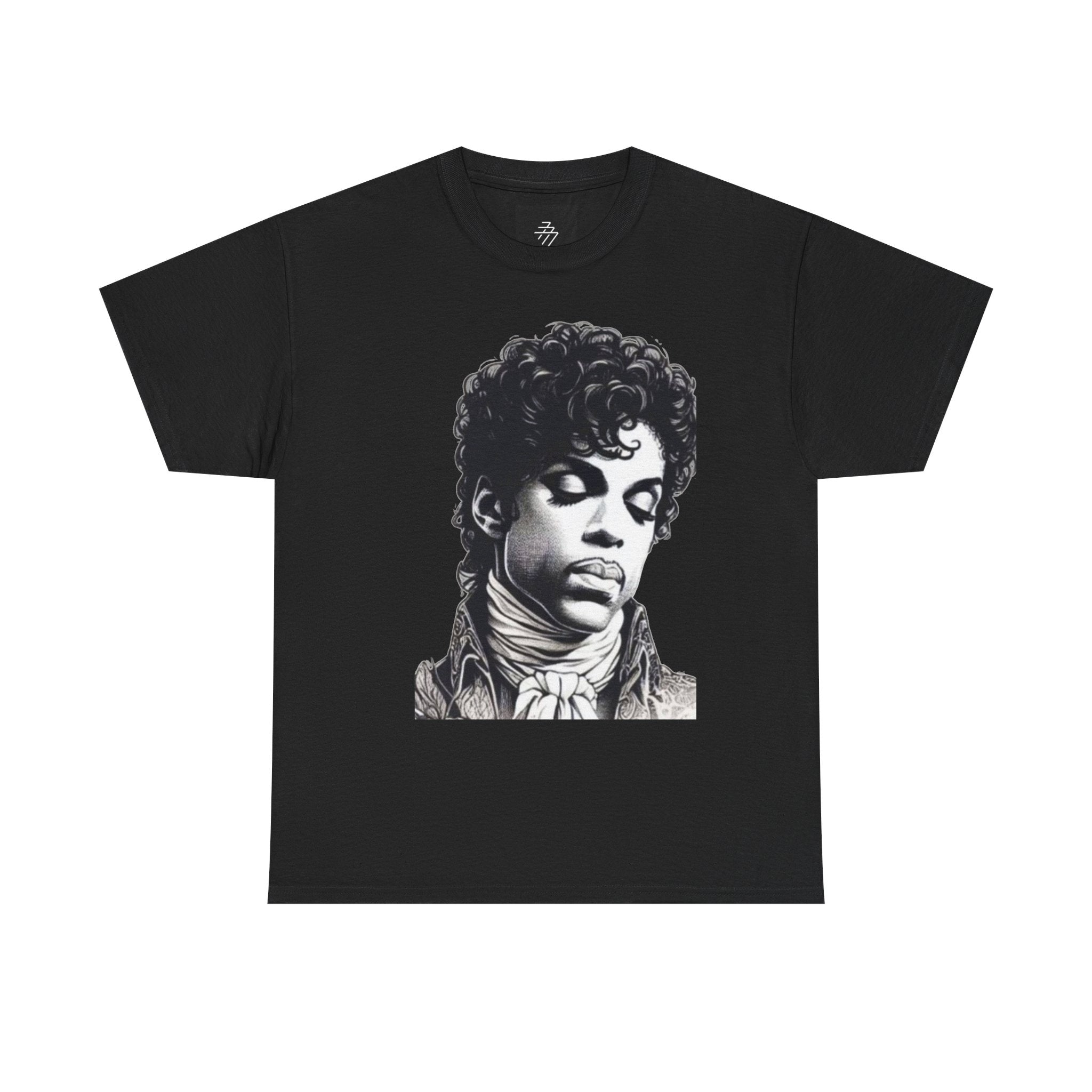 Prince Portrait Tee — Iconic Purple Love Symbol T-Shirt